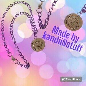 'LOVE YOU TO THE MOON AND BACK' NECKLACE - HANDMADE